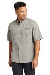 Eddie Bauer® Short Sleeve Performance Fishing Shirt - Driftwood - XS